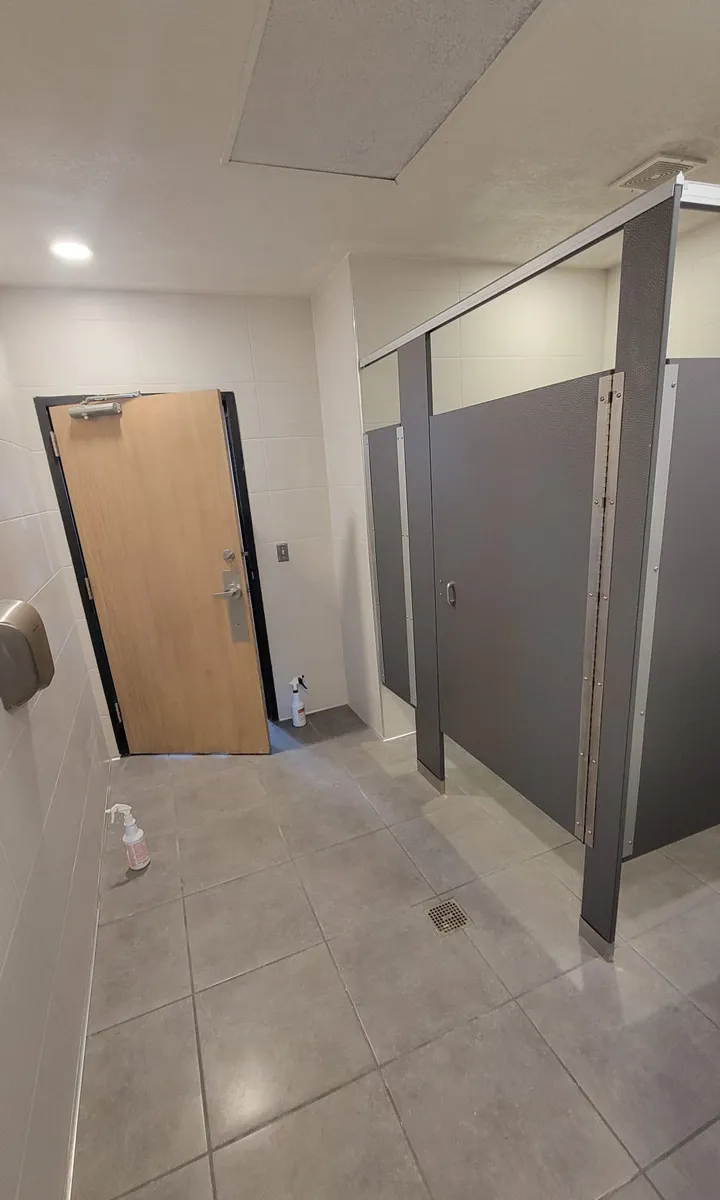 Finished Taco Bell commercial bathroom remodel in Kissimmee Florida